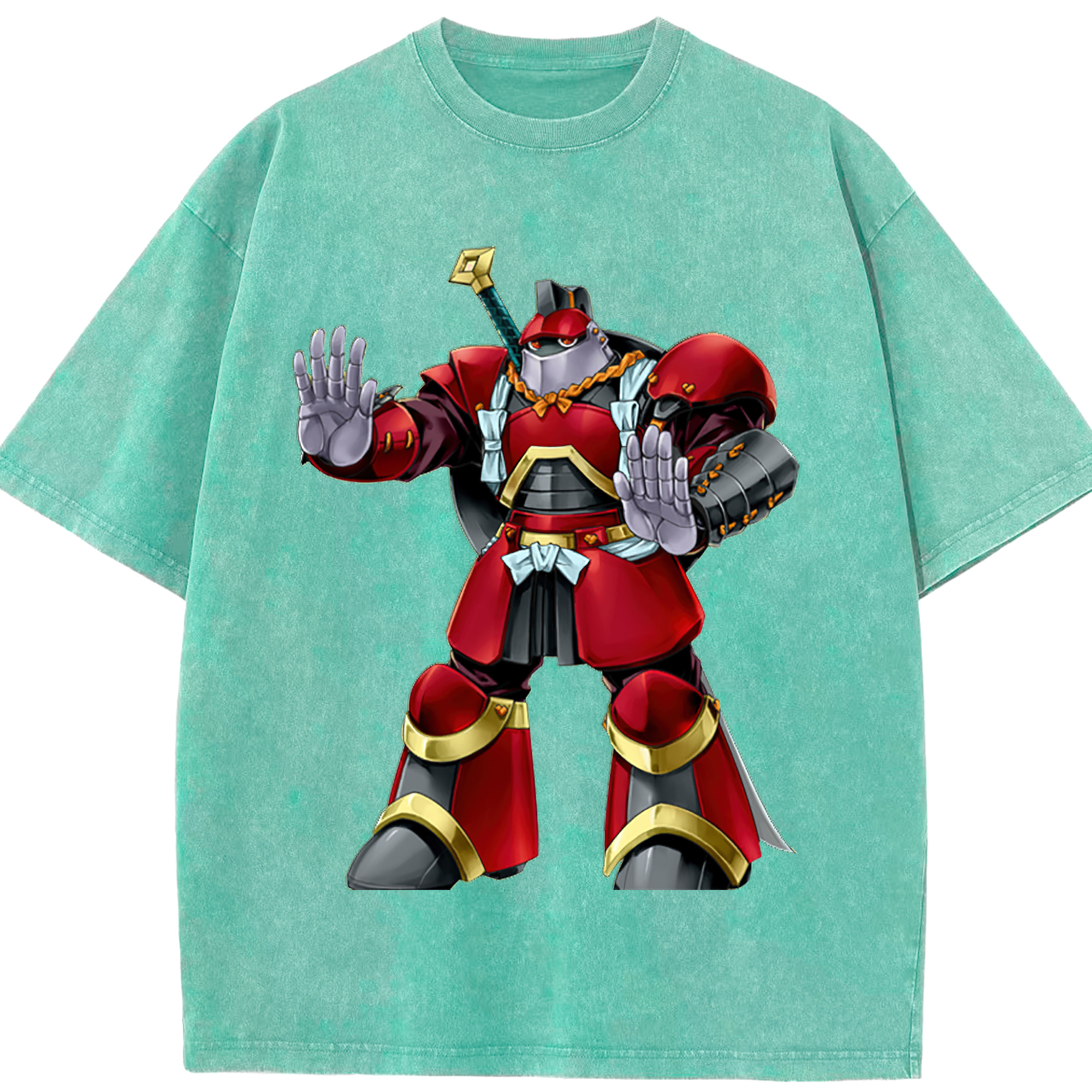 （画像用） 遊☆戯☆王 Yu-Gi-Oh! 綿100% ヴィンテージ風 半袖Tシャツ（フロントプリント）